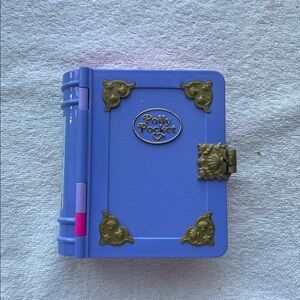 Polly Pocket Purple and Gold Diary vintage